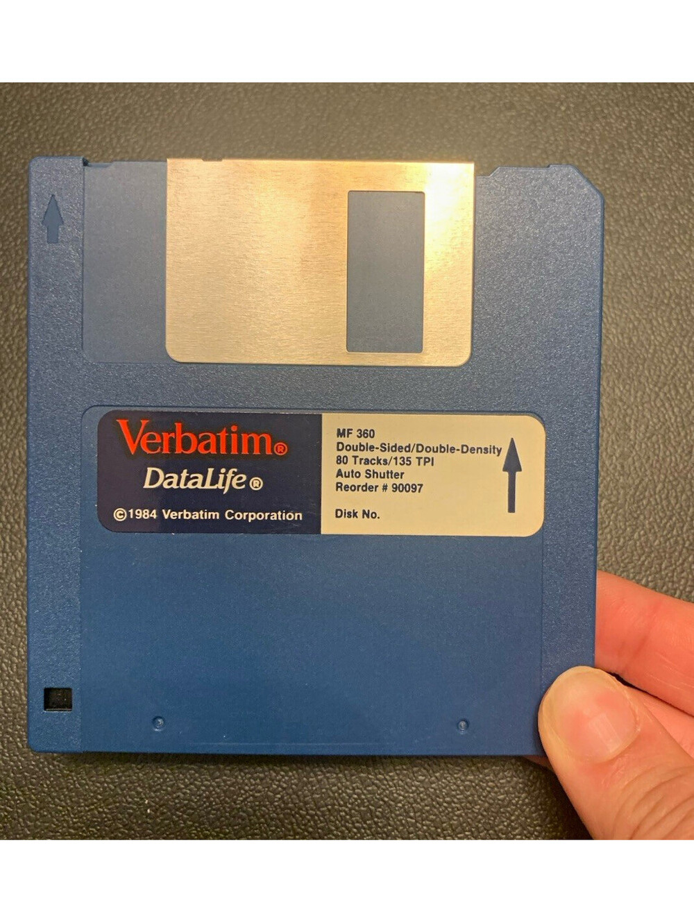 Verbatim DataLife 5.25" Floppy Disk Double-Sided/Double-Density 360KB MF360